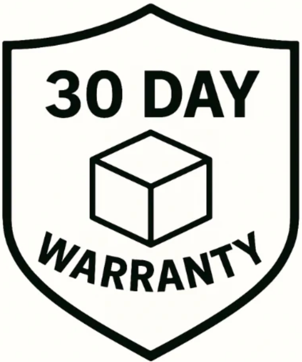 +30 Day Warranty